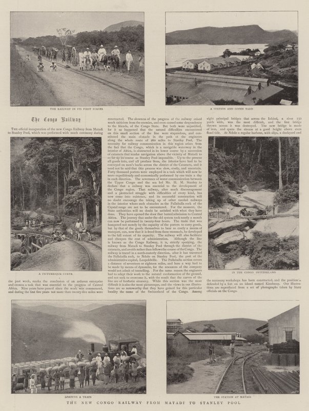 Le nouveau chemin de fer du Congo de Matadi à Stanley Pool - English Photographer