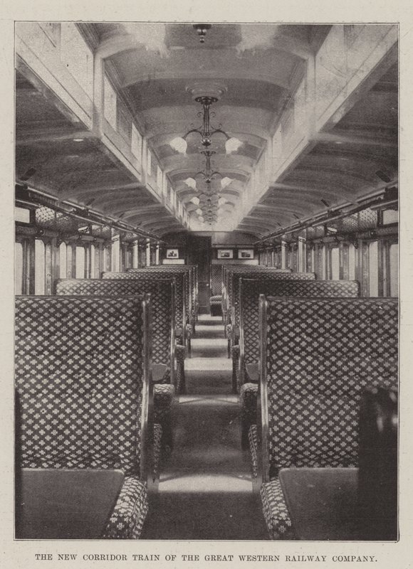 Le nouveau train à couloir de la Great Western Railway Company - English Photographer