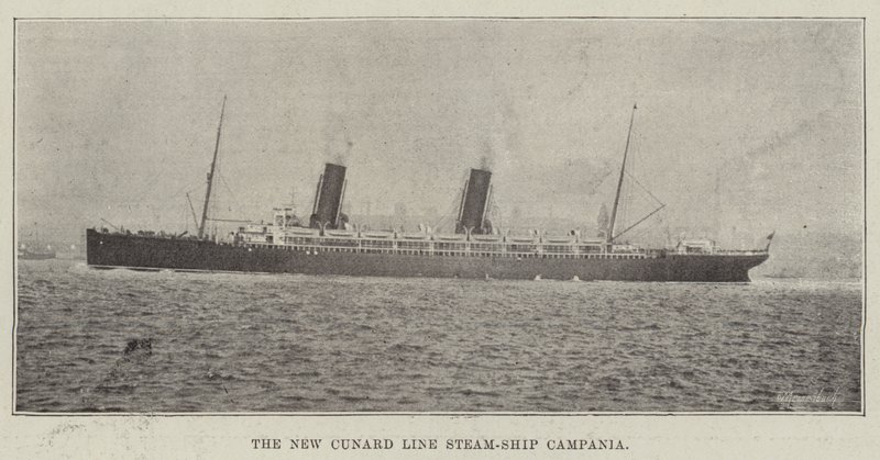 Le Nouveau Paquebot de la Cunard Line, Campania - English Photographer