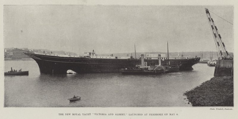 Le nouveau yacht royal Victoria et Albert, lancé à Pembroke le 9 mai - English Photographer