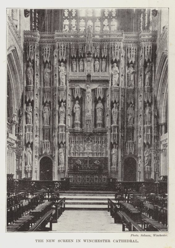 Le nouvel écran de la cathédrale de Winchester - English Photographer