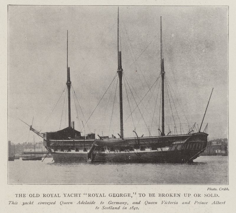 Le vieux yacht royal Royal George, à démanteler ou à vendre - English Photographer