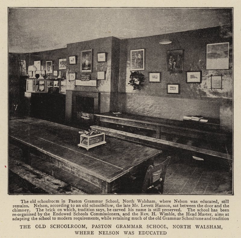 La vieille salle de classe, école de grammaire de Paston, North Walsham, où Nelson a été éduqué - English Photographer