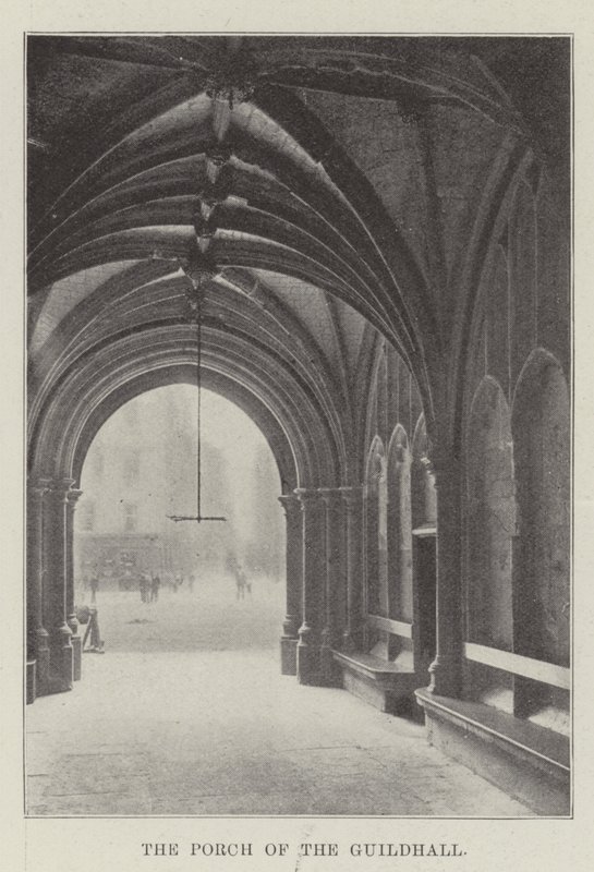 Le porche du Guildhall - English Photographer