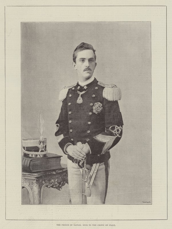 Le Prince de Naples, héritier de la couronne d