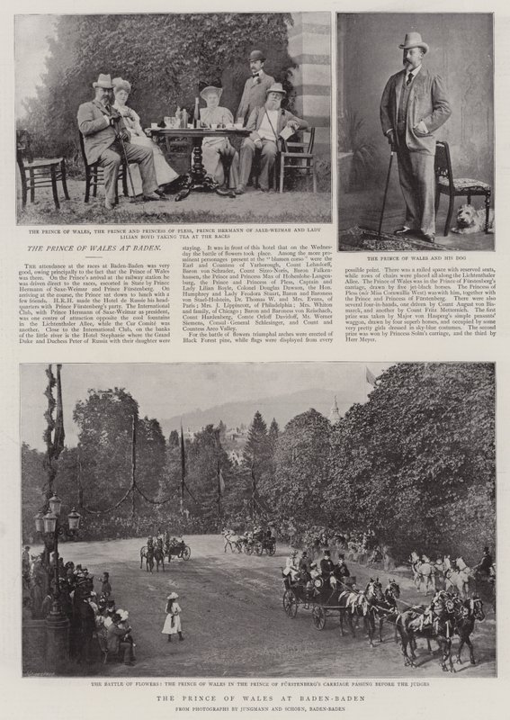 Le Prince de Galles à Baden-Baden - English Photographer
