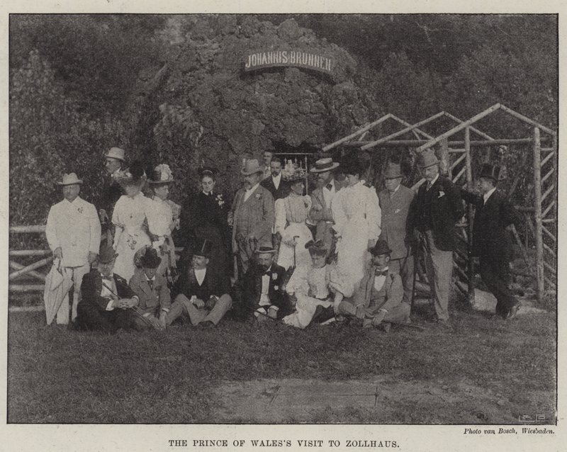La visite du prince de Galles à Zollhaus - English Photographer