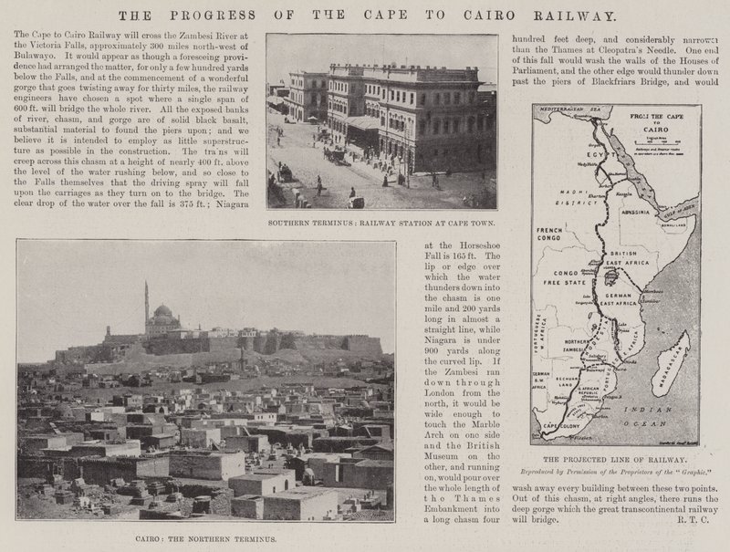 Le progrès du chemin de fer du Cap au Caire - English Photographer
