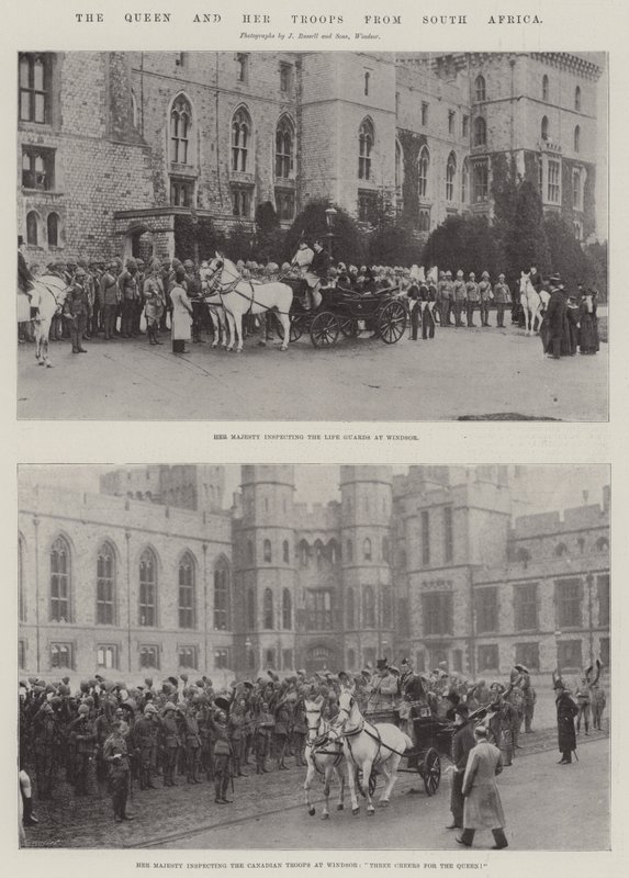 La reine et ses troupes d