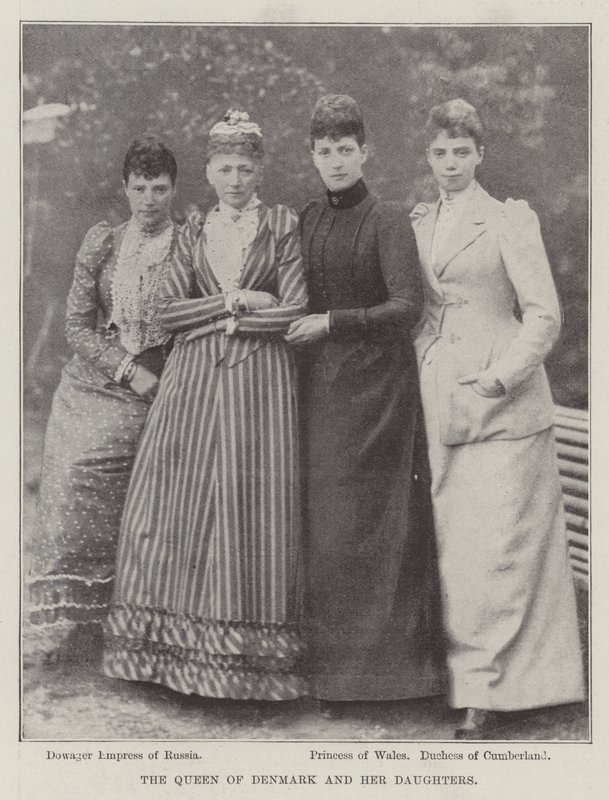 La reine du Danemark et ses filles - English Photographer
