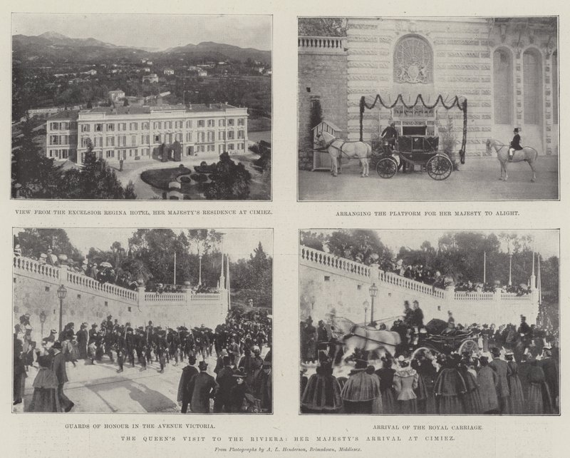 La visite de la reine à la Riviera, l