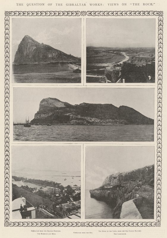 La question des travaux de Gibraltar, vues sur le Rocher - English Photographer