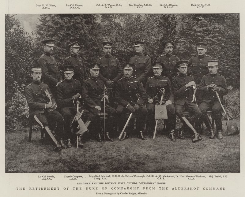La retraite du duc de Connaught du commandement d