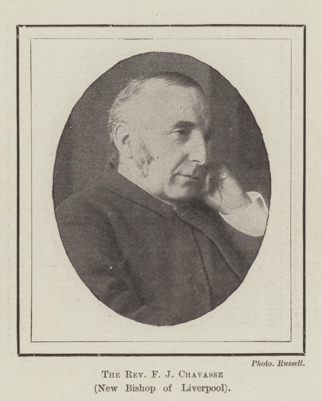 Le révérend F J Chavasse, nouveau évêque de Liverpool - English Photographer