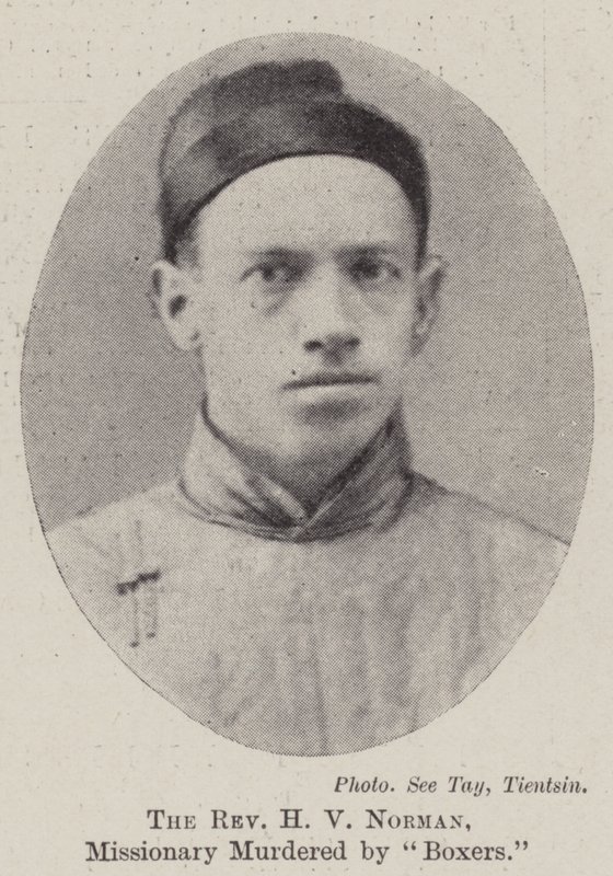 Le Révérend H V Norman, missionnaire assassiné par les Boxers - English Photographer