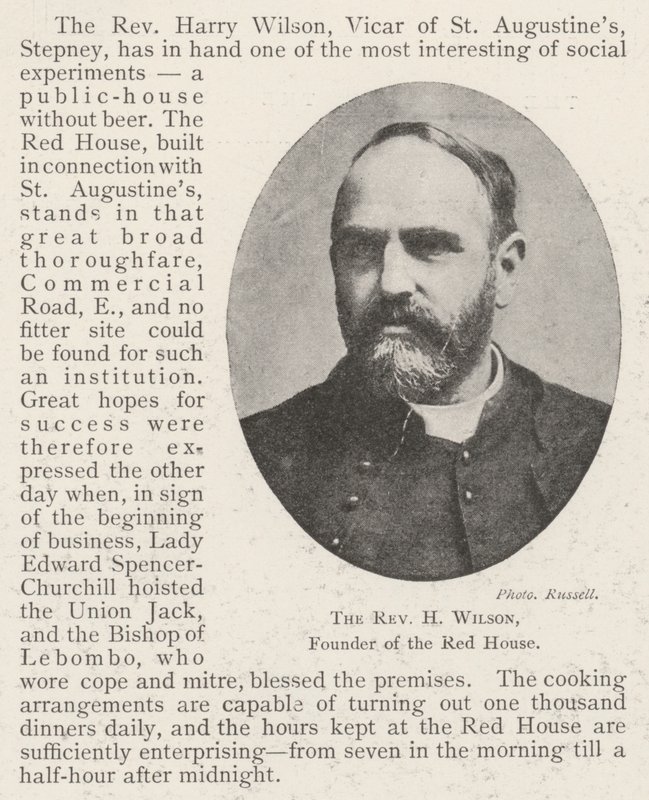 Le révérend H Wilson, fondateur de la Red House - English Photographer