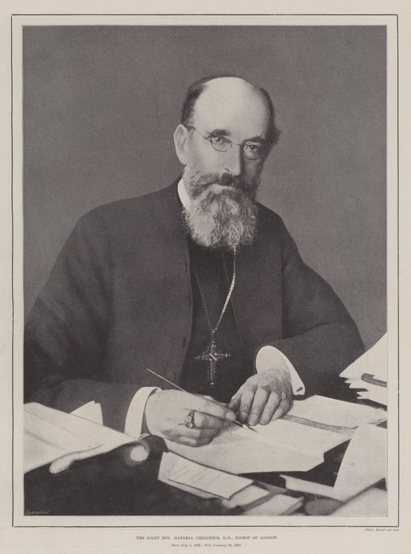 Le Très Révérend Mandell Creighton, DD, Évêque de Londres - English Photographer