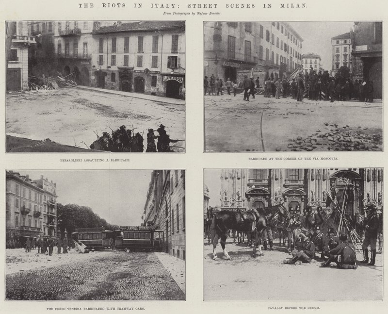 Les émeutes en Italie, scènes de rue à Milan - English Photographer