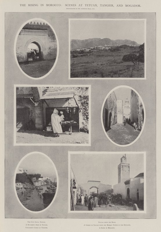 Le soulèvement au Maroc, scènes à Tétouan, Tanger et Mogador - English Photographer