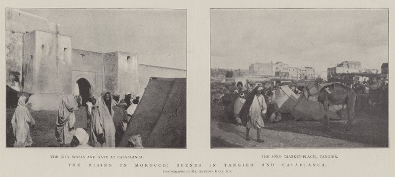 Le soulèvement au Maroc, scènes à Tanger et Casablanca - English Photographer
