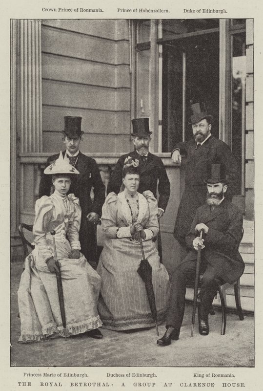 Les fiançailles royales, un groupe à Clarence House - English Photographer
