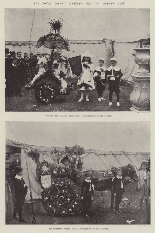 La fête de la Société royale de botanique dans Regent