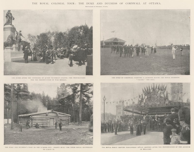 La tournée coloniale royale, le Duc et la Duchesse de Cornouailles à Ottawa - English Photographer