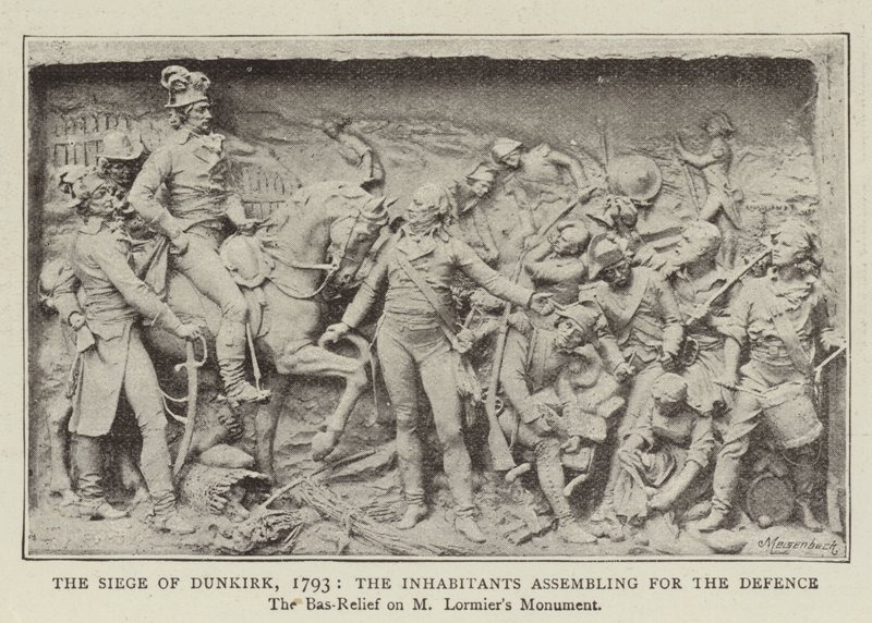 Le siège de Dunkerque, 1793, les habitants se rassemblant pour la défense - English Photographer