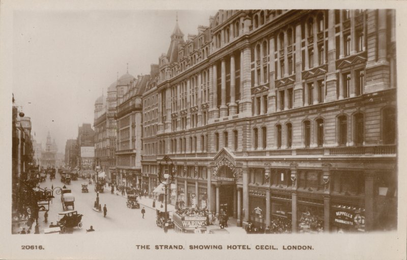 The Strand, Hotel Cecil, Londres - English Photographer