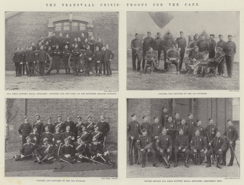 La crise du Transvaal, troupes pour le Cap - English Photographer