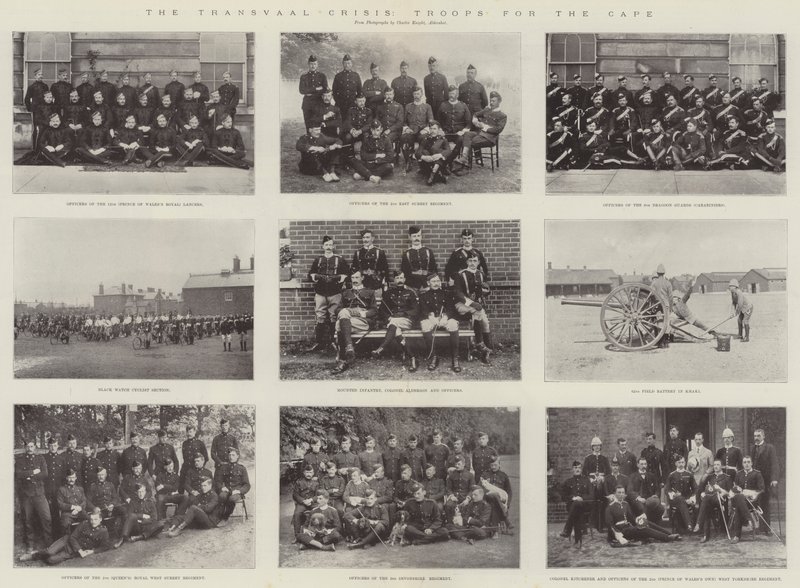 La Crise du Transvaal, Troupes pour le Cap - English Photographer