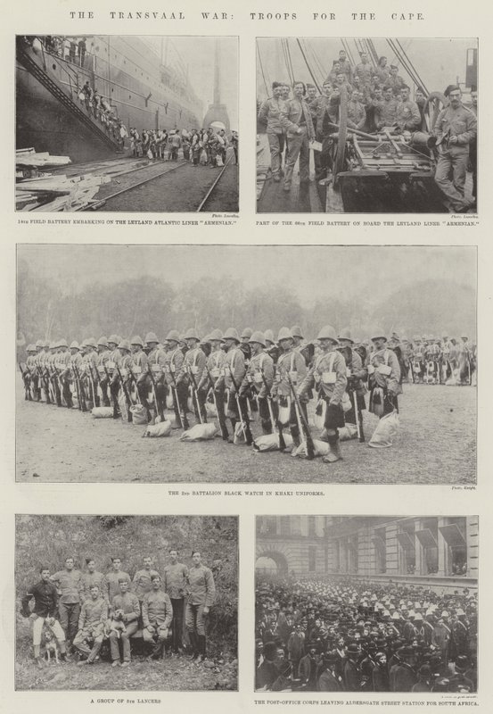La guerre du Transvaal, troupes pour le Cap - English Photographer