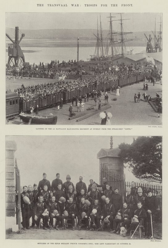 La guerre du Transvaal, troupes pour le front - English Photographer