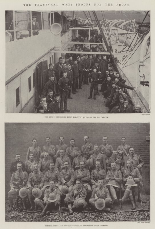 La guerre du Transvaal, troupes pour le front - English Photographer