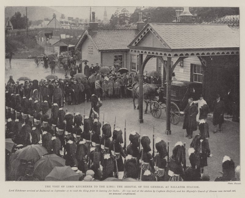 La visite de Lord Kitchener au roi, l