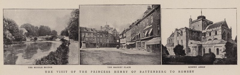 La visite de la princesse Henry de Battenberg à Romsey - English Photographer
