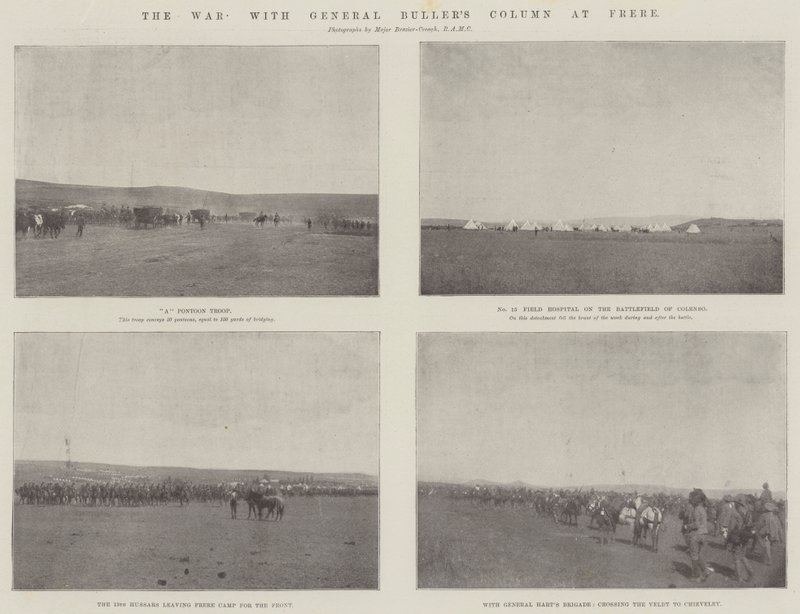La guerre, avec la colonne du général Buller à Frere - English Photographer