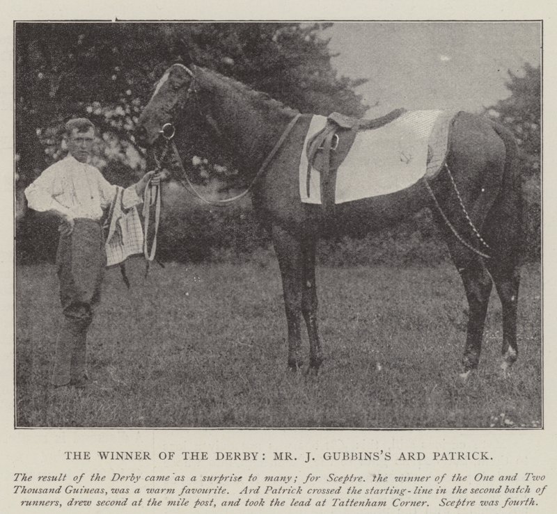 Le vainqueur du Derby, Ard Patrick de M. J Gubbins - English Photographer