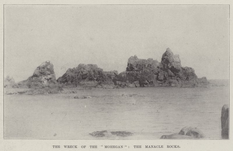 Le naufrage du Mohegan, les rochers Manacle - English Photographer