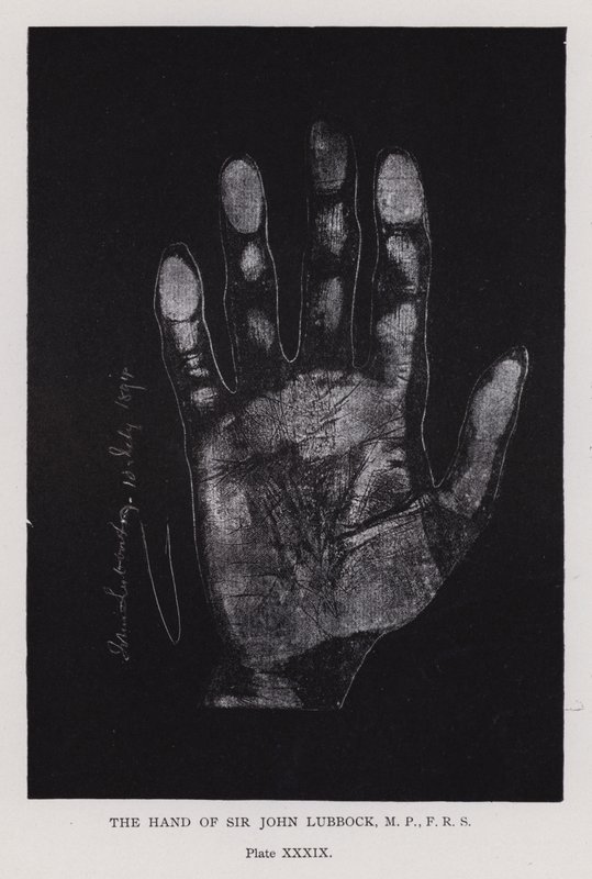 La main de Sir John Lubbock - English Photographer