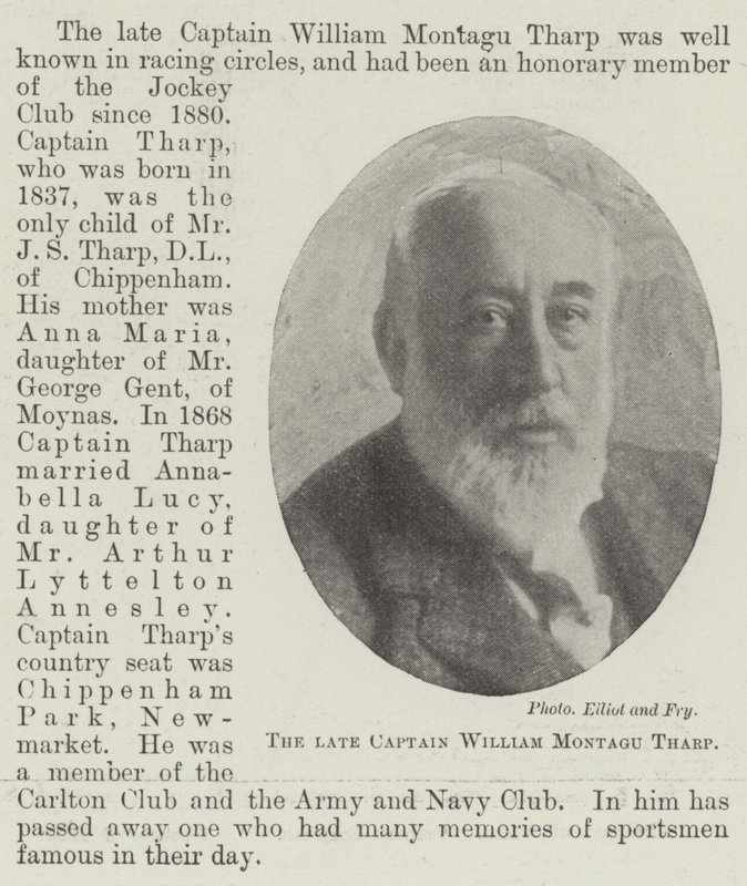 Feu capitaine William Montagu Tharp - English Photographer
