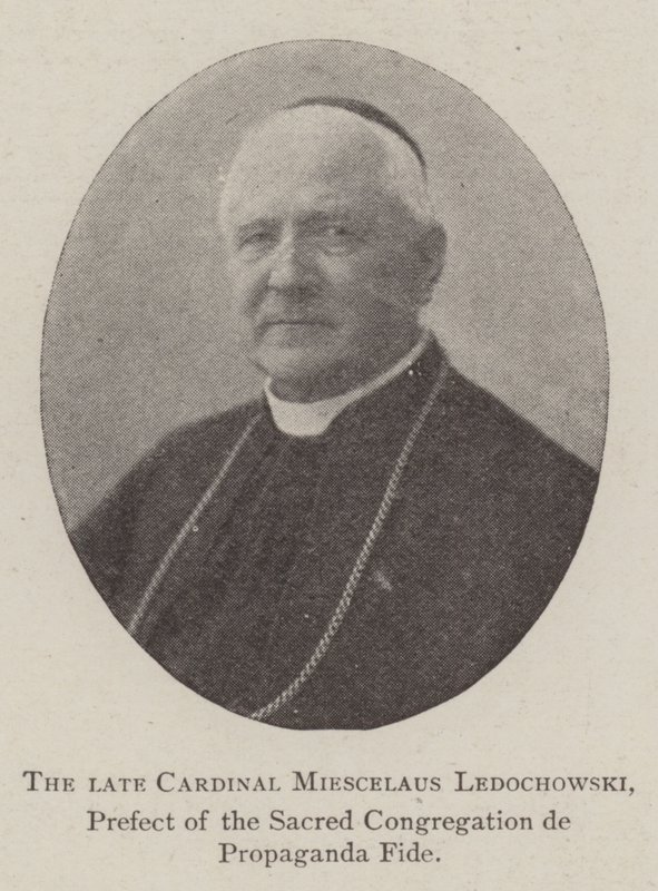Le défunt cardinal Miescelaus Ledochowski, préfet de la Congrégation pour la Propagation de la Foi - English Photographer