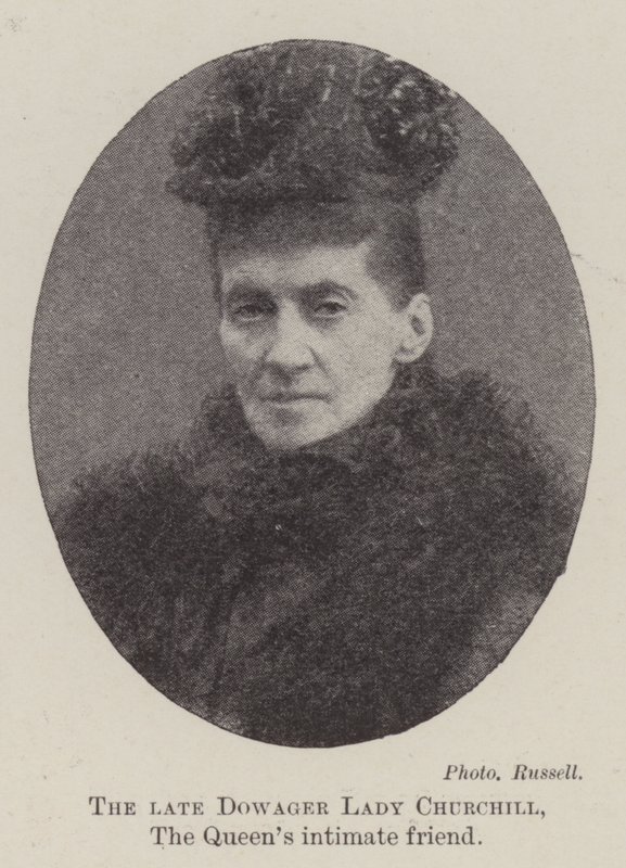 Feu Lady Churchill, Amie Intime de la Reine - English Photographer