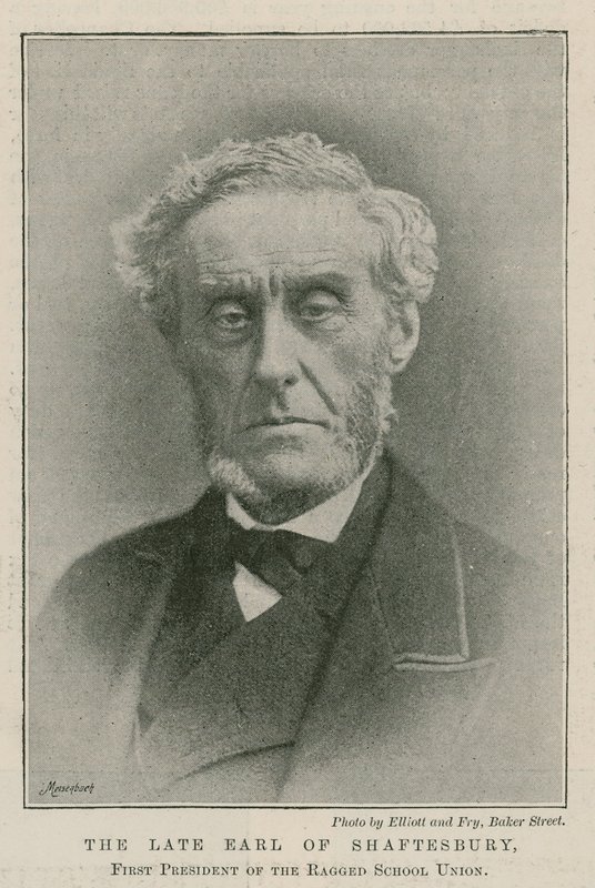 Le défunt Comte de Shaftesbury, premier président de l