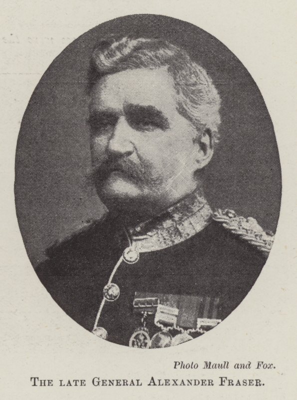 Le défunt Général Alexander Fraser - English Photographer