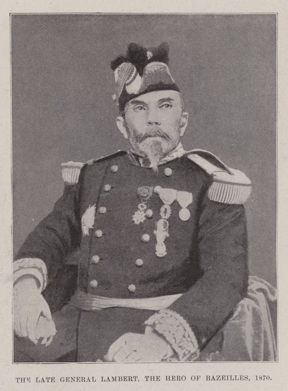 Feu Général Lambert, le Héros de Bazeilles, 1870 - English Photographer