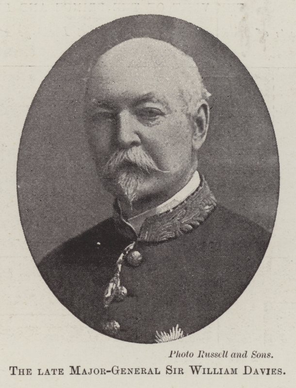 Le défunt Major-Général Sir William Davies - English Photographer