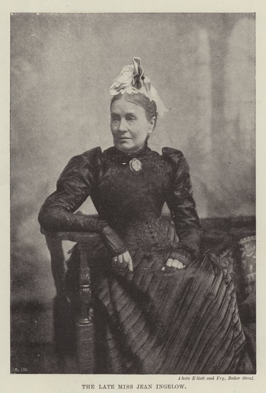 La défunte Miss Jean Ingelow - English Photographer