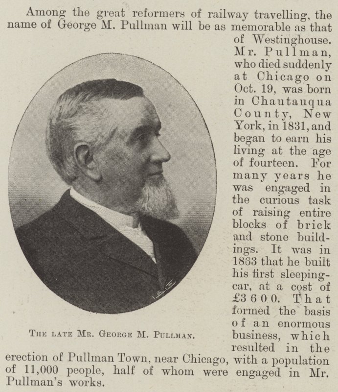 Feu Monsieur George M Pullman - English Photographer