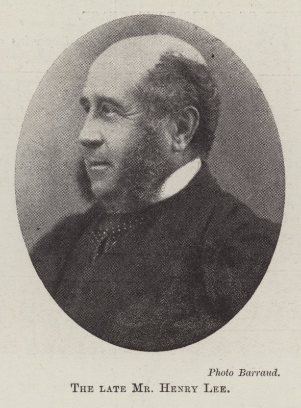 Le défunt M. Henry Lee - English Photographer